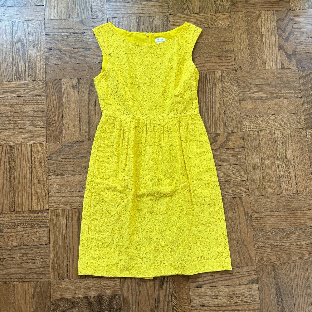 J. Crew Lace Overlay Sheath Dress